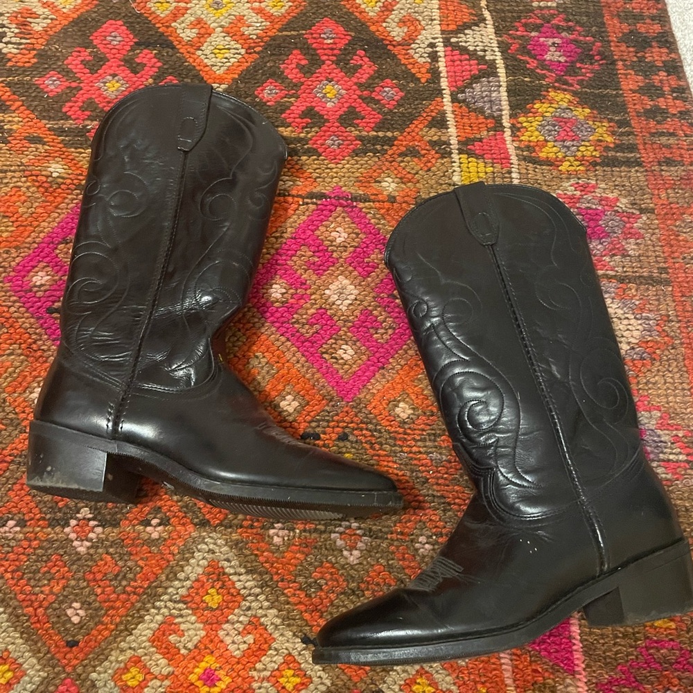 Black Women's Cowboy Boots